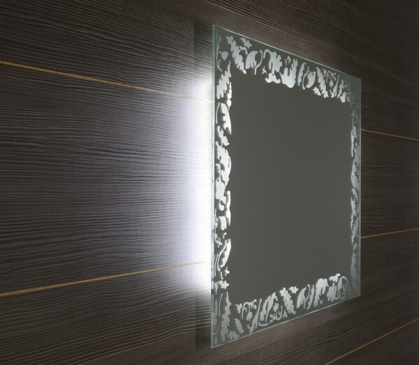 SONORA LED podsvícené zrcadlo 900x600mm - Poškození viz foto - Image 7