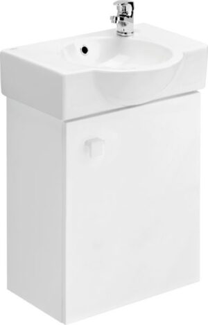 Skříňka Cersanit NANO III pod umyvadlo symetrické NANO 50 cm, bílá - BEZ UMYVADLA