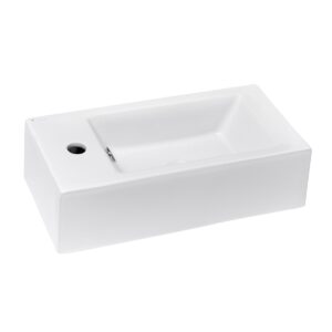 Umývátko Glacera Bigio 50x25 cm otvor pro baterii vlevo