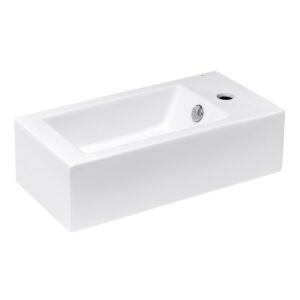 Umývátko Glacera Bigio 50x25 cm otvor pro baterii vpravo