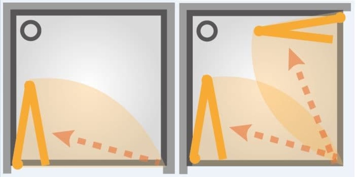 Skládací sprchové dveře 100 cm SAT SK - Image 11